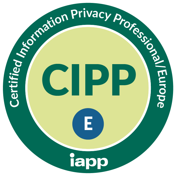 CIPP/E - Certified Information Privacy Professional/Europe